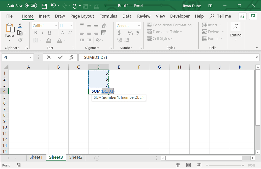 excel mac hot key for inserting a row